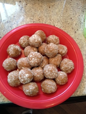 Protein truffle balls